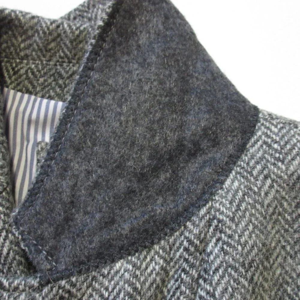 NWT J.Crew Bristol Blazer in Heather Graphite Herringbone Wool Jacket 6